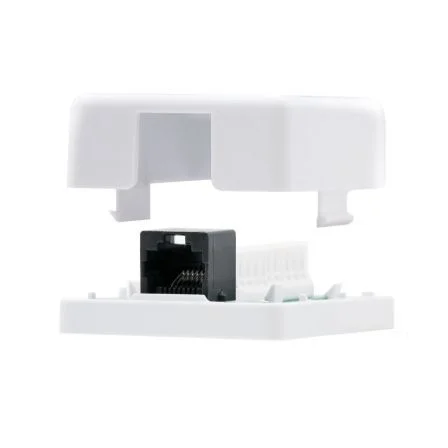 Nano Cable Roseta de Superficie RJ45 Cat.6 UTP 1 Toma Blanca, Referencia 10.21.1501 Nano Cable Roseta de Superficie RJ45 Cat.6 UTP 1 Toma Blanca, Referencia 10.21.1501